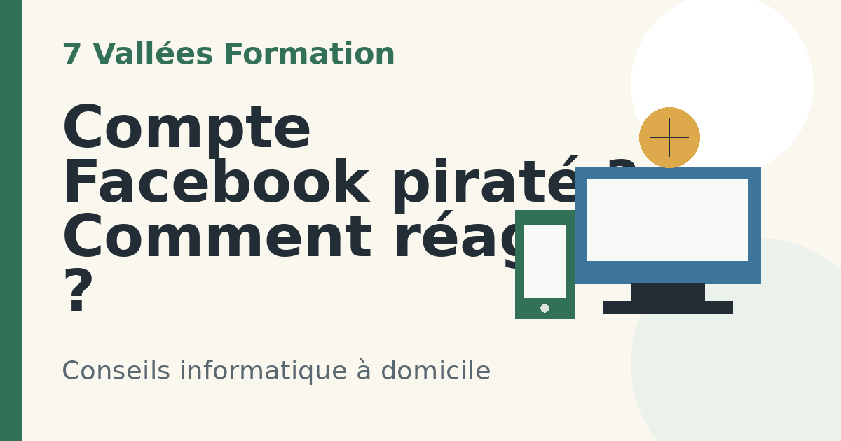 Illustration de l'article : Compte Facebook piraté ? Comment réagir ?