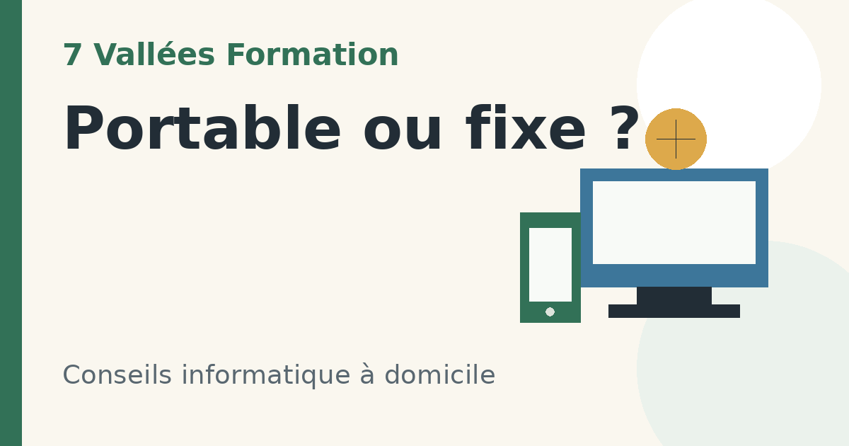 Illustration de l'article : Portable ou fixe ?